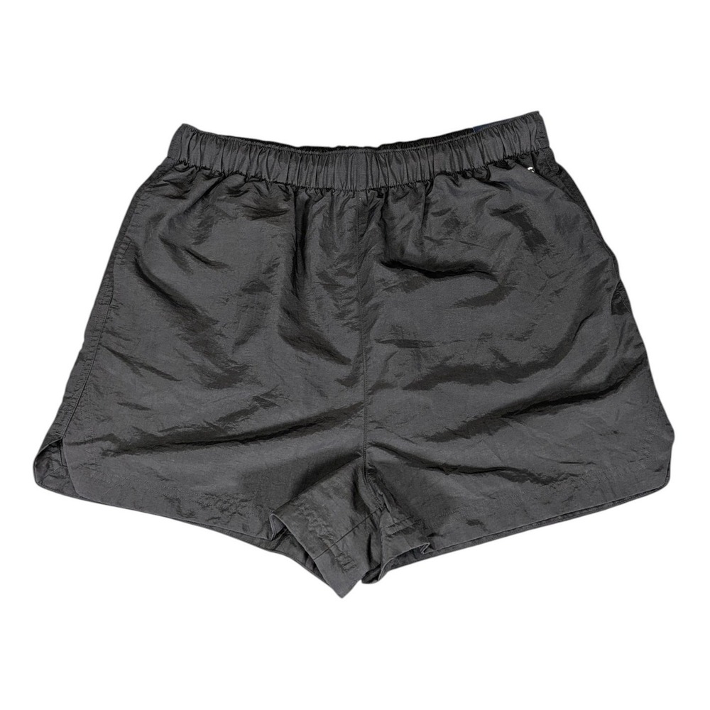 DSG Womens High-Rise Woven Shorts Pure Black Water Repellent Size Medium NWT